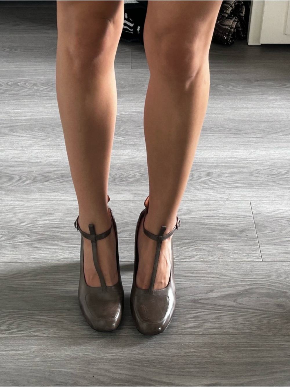 Dries Van Noten Brown Mary Jane Heels - Picture 2 of 10